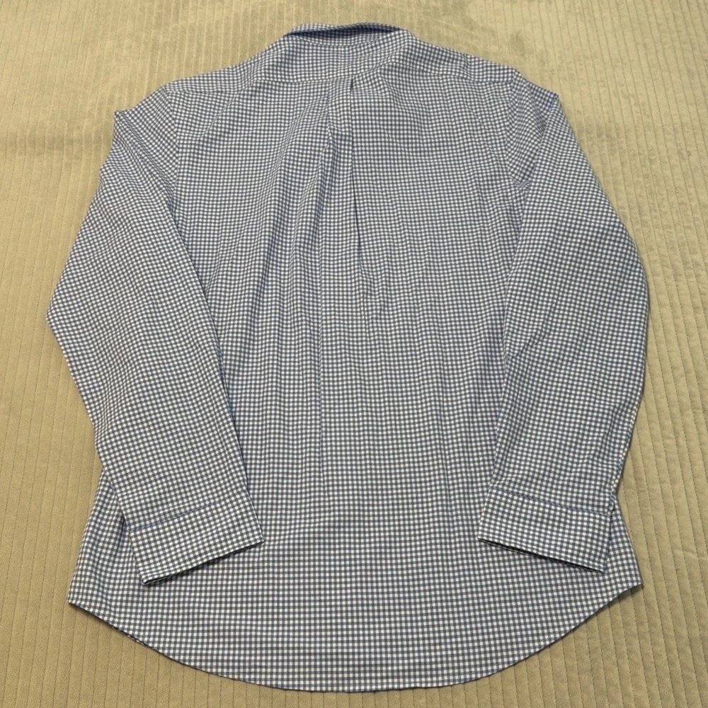 Polo Ralph Lauren Men's Slim Fit Blue Plaid Performance Shirt Size XL